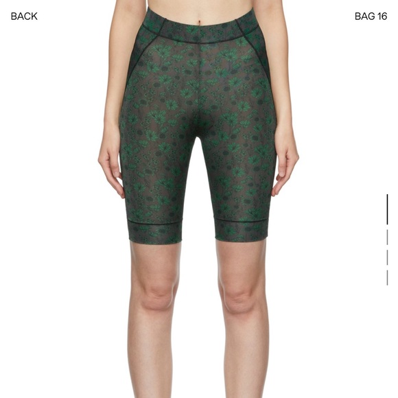 GANNI MESH BIKE SHORTS - Picture 1 of 3